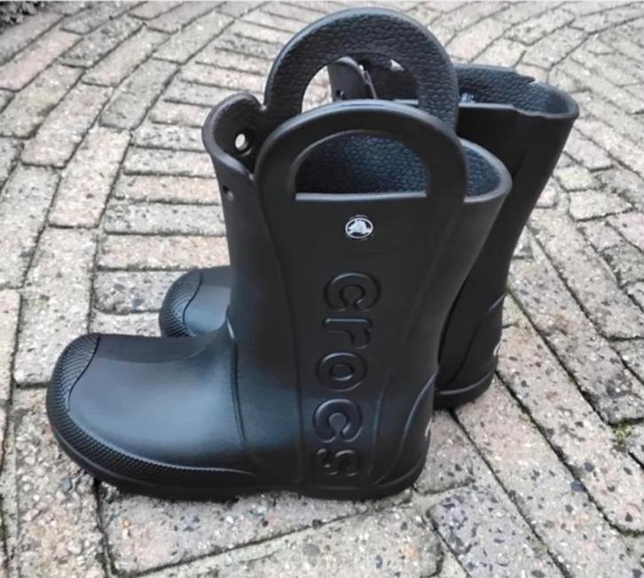 Crocs HANDLE IT - Regenlaarzen zwart maat 6 (38-39), nieuw, Caravans en Kamperen, Regenkleding, Nieuw, Regenlaarzen, Dames, Heren