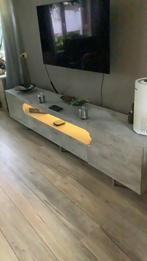 Tv kast gemeleerd grijs 240 lang 40 diep, Ophalen, Overige materialen, 30 cm of meer, Gebruikt