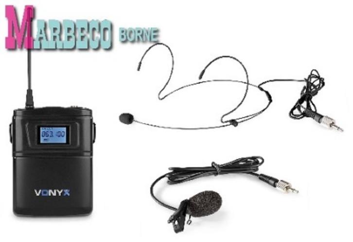 Draadloze Bodypack Microfoon Digitaal UHF 16-Kanaal UHF, Muziek en Instrumenten, Microfoons, Nieuw, Overige typen, Draadloos, Ophalen of Verzenden