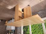 Houten tafel uitklapbaar 2 zijdig. LxBxH 140x80x75, Huis en Inrichting, Stoffering | Vloerbedekking, Ophalen of Verzenden, Zo goed als nieuw