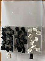 Tuimel/drukschakelaars; aan/uit (SPST) kleuren zwart en wit., Ophalen of Verzenden, Nieuw