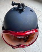 Salomon skihelm (58-59) met bril UVEX, Gebruikt, Overige typen, Skiën, Minder dan 100 cm