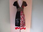Desigual jurk maat XS (55% katoen, 45% viscose), Verzenden, Zwart, Zo goed als nieuw, Desigual