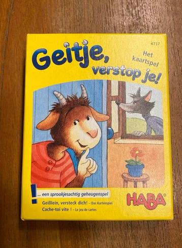 HABA Geitje, verstop je! - kaartspel, geheugenspel, 5+ , zgn beschikbaar voor biedingen