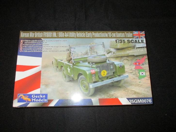 H-692,GECKO MODELS 1-35,NO,35GM0076,Korean War British FV180, Hobby en Vrije tijd, Modelbouw | Auto's en Voertuigen, Nieuw, Overige typen