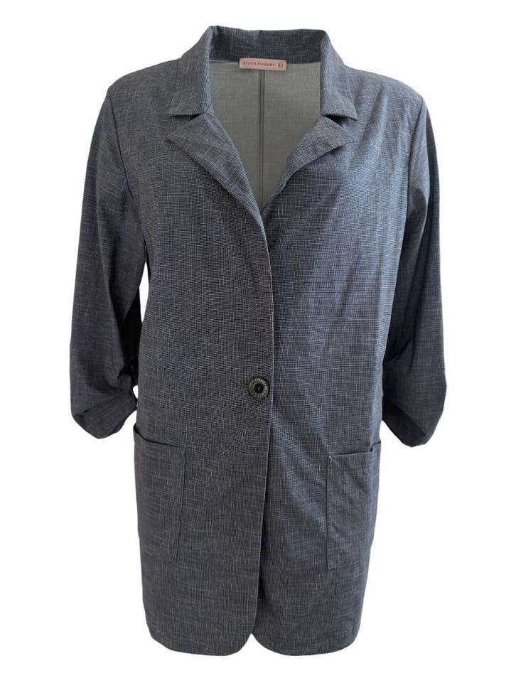 Studio Anneloes blazer XL, Kleding | Dames, Jasjes, Kostuums en Pakken, Zo goed als nieuw, Maat 46/48 (XL) of groter, Blauw, Ophalen of Verzenden