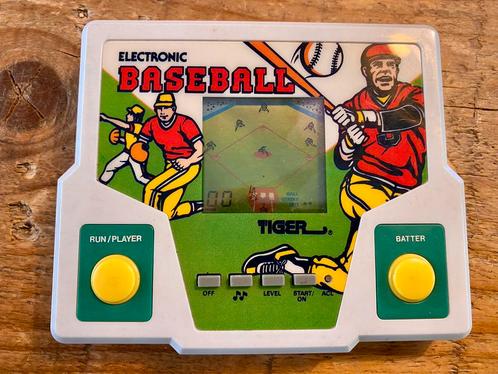 Vintage Tiger Electronic Baseball – jaren 80 handheld LCD, Spelcomputers en Games, Spelcomputers | Overige, Zo goed als nieuw