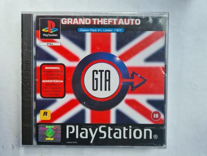 GRAND THEFT AUTO london sealed, Spelcomputers en Games, Games | Sony PlayStation 1, Nieuw, 1 speler, Vanaf 18 jaar, Ophalen of Verzenden