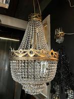 Vintage Swarovski kristal Kroonluchter, Huis en Inrichting, Lampen | Kroonluchters, Ophalen of Verzenden, Gebruikt, Glas, Vintage swarovski design Hollywood Regency