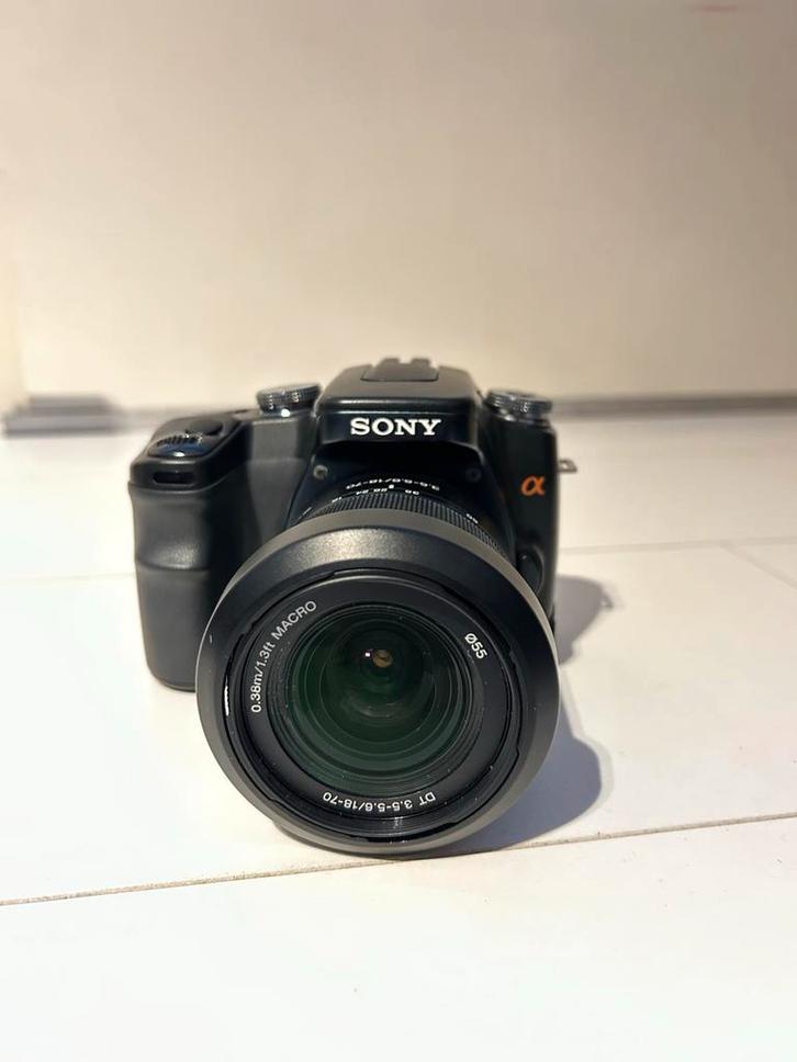 Sony A100 Digitale Camera + Accessoires & Leerboek, Audio, Tv en Foto, Fotocamera's Digitaal, Gebruikt, Spiegelreflex, Sony, Minder dan 4 keer