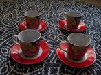 4 kopjes met schotel van Herman brood ( nieuw ), Ophalen, Nieuw, Overige stijlen, Kop(pen) en/of Schotel(s)