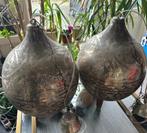 2 Oosterse/Arabische Filigrain hanglampen mat zilver, Huis en Inrichting, Lampen | Hanglampen, Ophalen, Oosterse/Arabische hanglampen