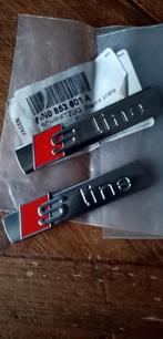 Gebruikte Audi S line emblemen., Auto diversen, Ophalen of Verzenden