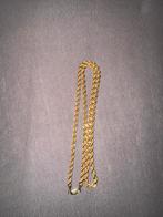 Gouden koord/rope ketting 14k, Ophalen of Verzenden, Zo goed als nieuw, Goud