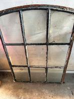 Antiek gietijzer boerderij raam, Doe-het-zelf en Verbouw, Glas en Ramen, Ophalen, Gevelraam of Ruit, Gebruikt, Minder dan 80 cm
