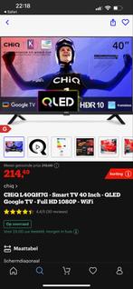 CHIQ L40QH7G Smart TV 40 inch QLED Full HD, Audio, Tv en Foto, Overige merken, QLED, 50 Hz, Nieuw