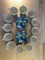 Hightea servies Grindley Garden Fruits 12x, Ophalen, Zo goed als nieuw, Overige stijlen, Kop(pen) en/of Schotel(s)