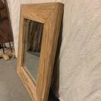 Spiegel (facet)– massief teak lijst - 60 x 50 cm - TTM Wonen, Nieuw, Info@ttmwonen.nl, Minder dan 100 cm, Rechthoekig