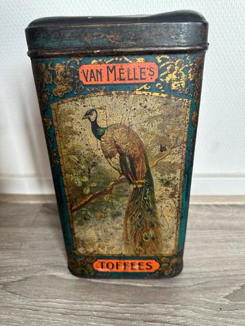 Antiek Van Melle’s Blik - Toffee Vogels Verzamelaar beschikbaar voor biedingen