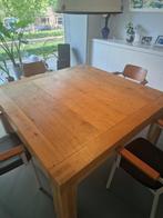 Massief Eiken Eettafel 150 CM X 150 CM, Huis en Inrichting, Tafels | Eettafels, Ophalen, Gebruikt, Vier personen, 100 tot 150 cm