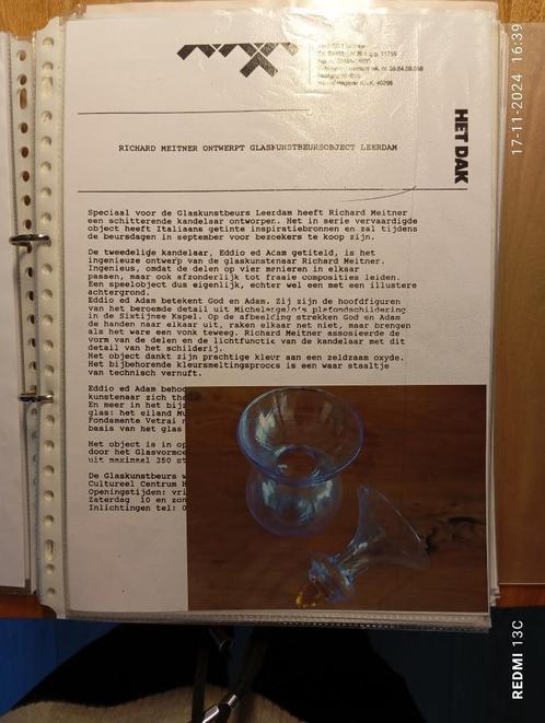 Glaskunstbeurs Leerdam objecten 1994 - 2009 o.a. Frank v.d.H, Verzamelen, Glas en Borrelglaasjes, Nieuw, Overige typen, Ophalen