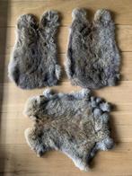 Konijnenvacht landelijk grijs bruin, Huis en Inrichting, Ophalen of Verzenden, Zo goed als nieuw