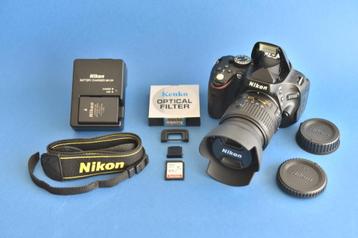 Nikon D5100 + Nikon DX AF-S Nikkor 18-55mm f3.5-5.6GII VR beschikbaar voor biedingen