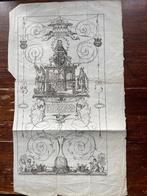 Jonker Zinneprent met ballingschap van Hugo de Groot 1791, Antiek en Kunst, Kunst | Etsen en Gravures, Ophalen of Verzenden