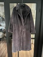 Prachtige lange grijze fakefur Ibana jas 36, Kleding | Dames, Jassen | Winter, Ophalen of Verzenden, Zo goed als nieuw, Maat 36 (S)