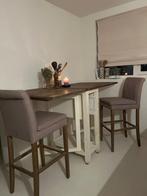 Riviera maison bartafel, Huis en Inrichting, Tafels | Eettafels, Gebruikt, Eikenhout, Tot twee personen, Landelijk