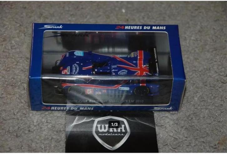 1:43 GINETTA LEMANS 2010 MANSELL SPARK S2550 WRH, Hobby en Vrije tijd, Modelauto's | 1:43, Zo goed als nieuw, Auto, Overige merken