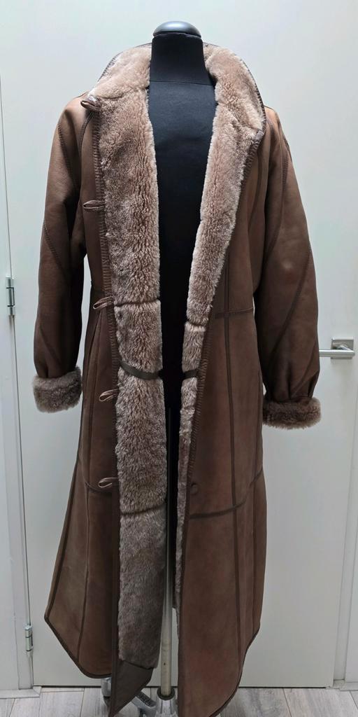 Retro vintage lammy coat mantel echt lamsleer en lamsvacht, Kleding | Dames, Jassen | Winter, Zo goed als nieuw, Maat 42/44 (L)