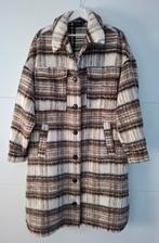 Mooie bruin/ecru geruite shirtjas Vera Moda maat L/42, Bruin, Vero Moda, Maat 42/44 (L), Ophalen of Verzenden