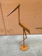 Vintage houten sculptuur van een kraanvogel, Ophalen, Gebruikt