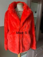 Oranje Bontjas - Maat S, Kleding | Dames, Jassen | Winter, Ophalen of Verzenden, Zo goed als nieuw, Maat 36 (S), Oranje