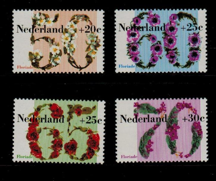 1262-1265 Zomerzegels 1982 Postfris, Postzegels en Munten, Postzegels | Nederland, Postfris, Na 1940, Verzenden