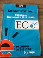 Economie examen overzicht, Gelezen, VWO, Economie, Ophalen of Verzenden