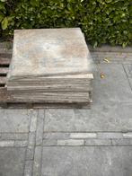 Chinees hardstenen tegels 60x60, Ophalen, Gebruikt, 5 tot 10 m², Natuursteen