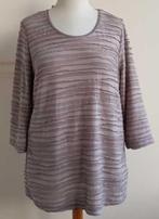 Canda beige/bruin gestreept shirt mt. XL NIEUW, Beige, Maat 46/48 (XL) of groter, Nieuw, Ophalen of Verzenden