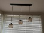 Lamp met 3 verschillende glazen, Huis en Inrichting, Lampen | Hanglampen, Ophalen of Verzenden, Zo goed als nieuw, Minder dan 50 cm