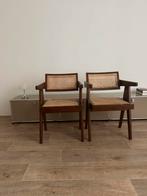 2x Detjer Stoel (Pierre Jeanneret), Huis en Inrichting, Stoelen, Ophalen, Zo goed als nieuw, Twee