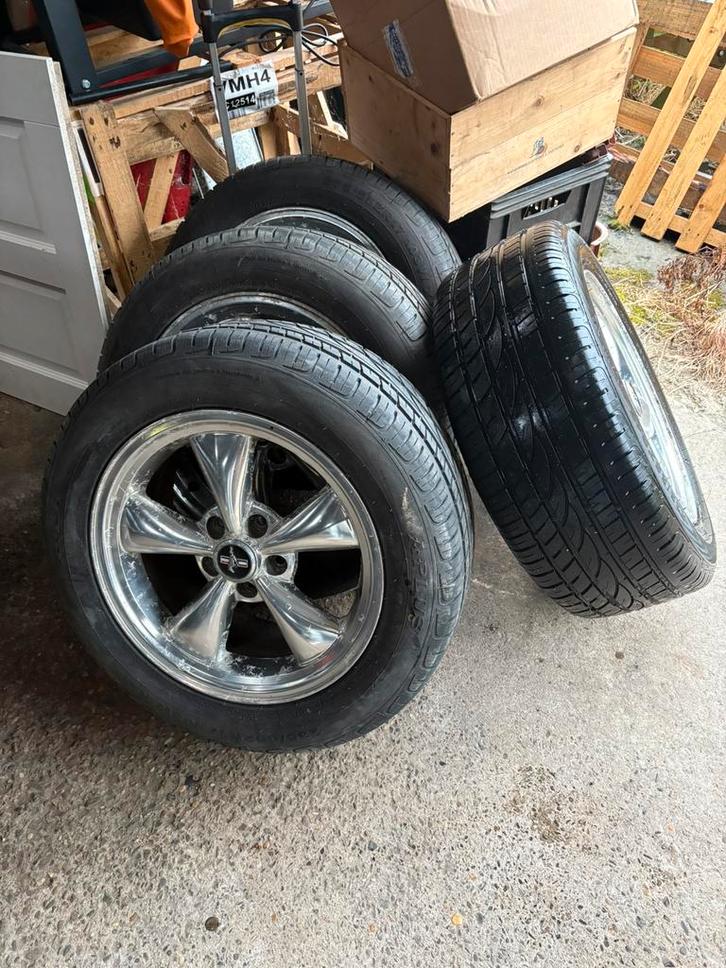 17 inch ford mustang velgen en 18 inch chrysler wielen 5x, Auto-onderdelen, Banden en Velgen, Banden en Velgen, Zomerbanden, 17 inch