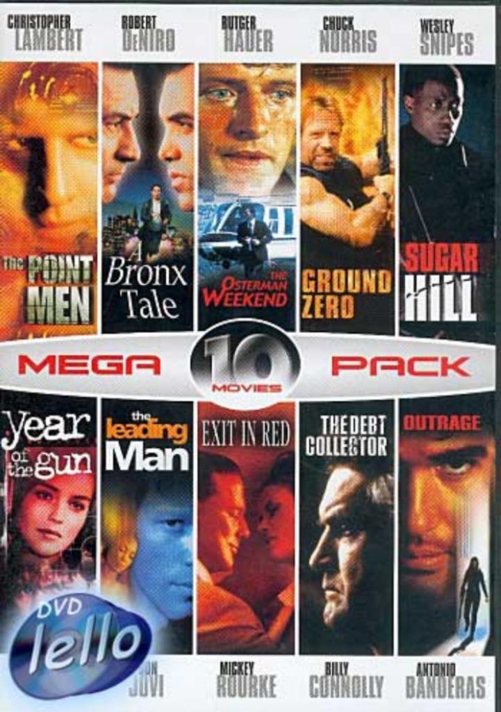 Mega 10 Movies Pack, nieuw NL, Cd's en Dvd's, Dvd's | Actie, Actie, Vanaf 16 jaar, Ophalen of Verzenden