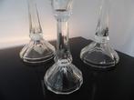 Art Deco set Kandelaars Boheems, Ophalen of Verzenden, Glas
