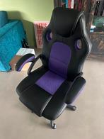 Gaming bureaustoel, Huis en Inrichting, Bureaustoelen, Ophalen, Gebruikt, Balstoel, Zwart