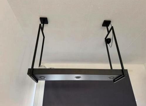 Goossens Hanglamp Vorm, Hanglamp met 3 kantelbare spots., Huis en Inrichting, Lampen | Hanglampen, Zo goed als nieuw, 75 cm of meer