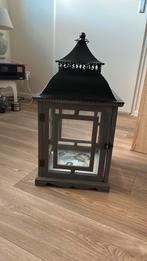 Lantaarn, Huis en Inrichting, Woonaccessoires | Kandelaars en Kaarsen, Ophalen, 50 tot 75 cm, Zo goed als nieuw, Grijs