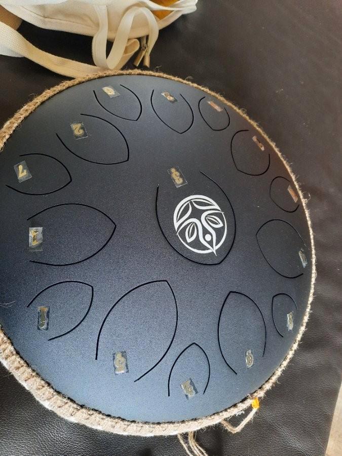 Tongue Drum / Steeldrum 36cm - Zo Goed Als Nieuw!, Muziek en Instrumenten, Percussie, Zo goed als nieuw, Melodische percussie