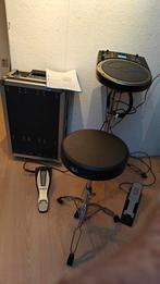 Handsonic HPD-20+standaard+pedals+kruk in flightcasetrolley., Muziek en Instrumenten, Ophalen of Verzenden, Zo goed als nieuw