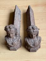 Twee vuurbokken / haardbokken, Gebruikt, Ophalen of Verzenden, X, X